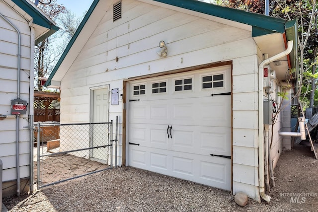 1219 N Indiana, Caldwell, ID 83605 - detached garage with a gate and fence