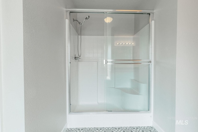 full bath with a stall shower