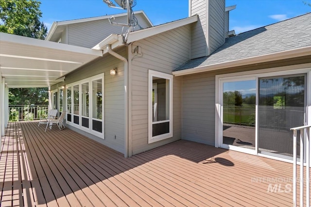 975 W Meander Ct, Eagle, ID 83616 - view of wooden deck