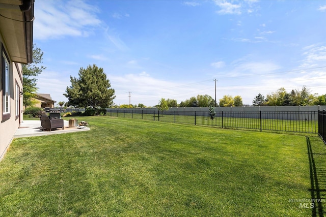 12384 S Abbott Downing Way, Nampa, ID 83686 - view of yard with a patio
