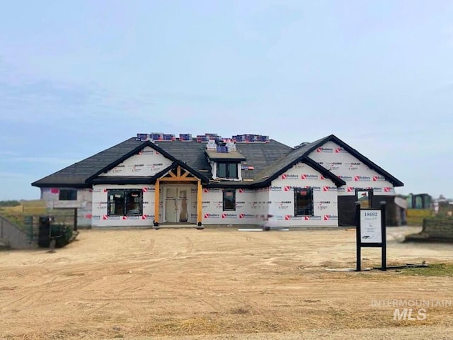 view of property under construction