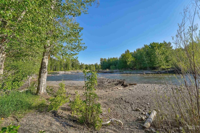 1301 Glen Aspen Dr, Bellevue, ID 83313 - water view with a heavily wooded area