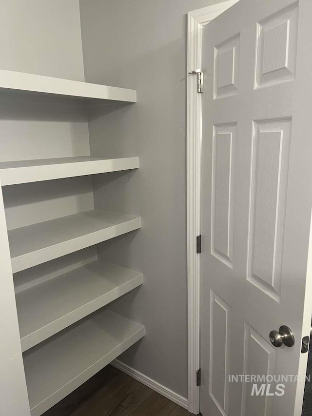view of pantry