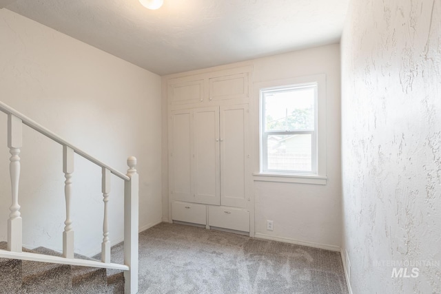 interior space with light carpet