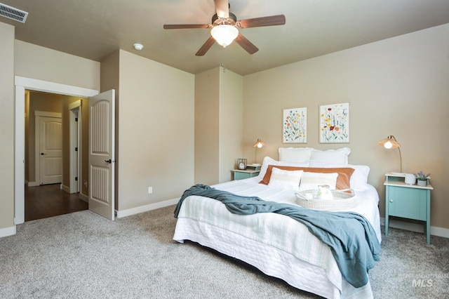 2018 S Sandcrest Loop, Nampa, ID 83686 - bedroom featuring carpet flooring and a ceiling fan