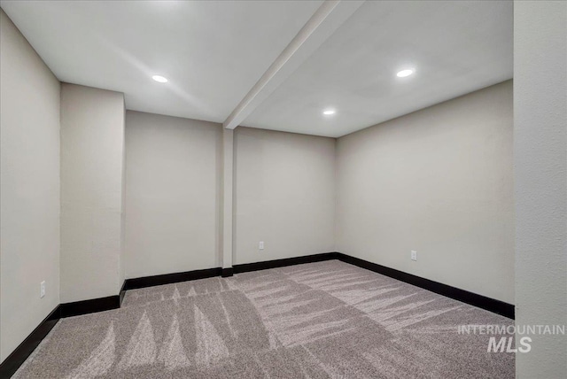 327 Adams St, Twin Falls, ID 83301 - carpeted empty room featuring recessed lighting and baseboards