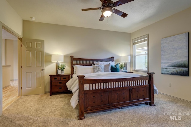 9407 W Pebblestream Dr, Boise, ID 83709 - bedroom featuring carpet and ceiling fan