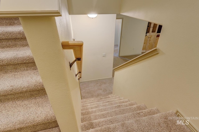 9407 W Pebblestream Dr, Boise, ID 83709 - staircase with carpet