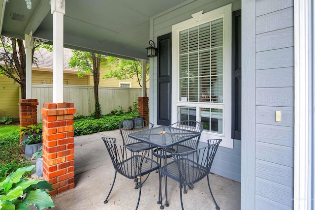 1390 E Prohaska Ct, Eagle, ID 83616 - view of patio featuring outdoor dining area