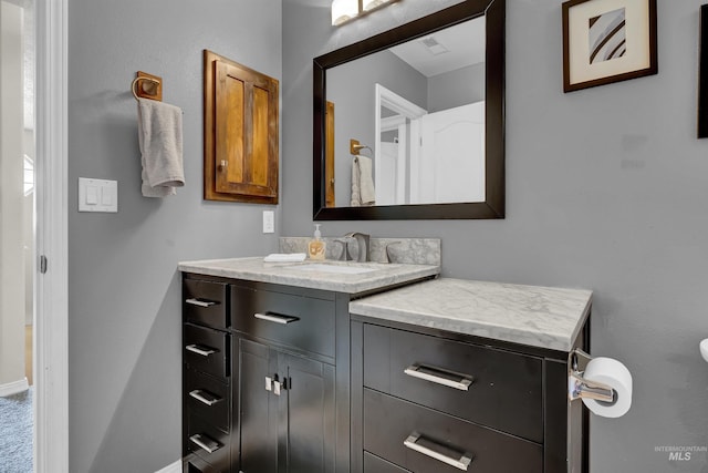 1390 E Prohaska Ct, Eagle, ID 83616 - bathroom featuring vanity and baseboards