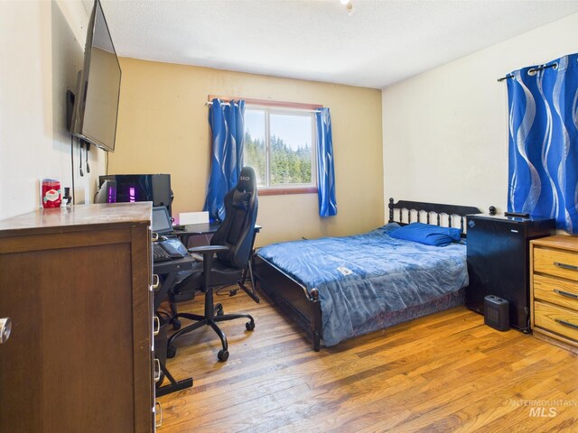 143 Timberline Dr, Pierce, ID 83546 - bedroom with light wood-type flooring