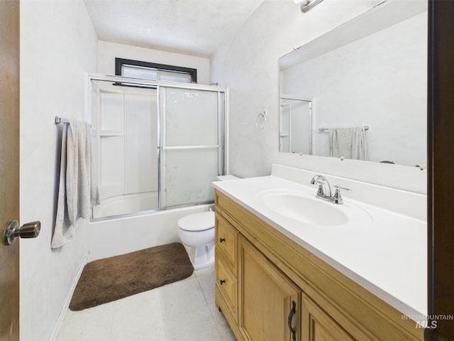 143 Timberline Dr, Pierce, ID 83546 - full bath with vanity, combined bath / shower with glass door, and toilet