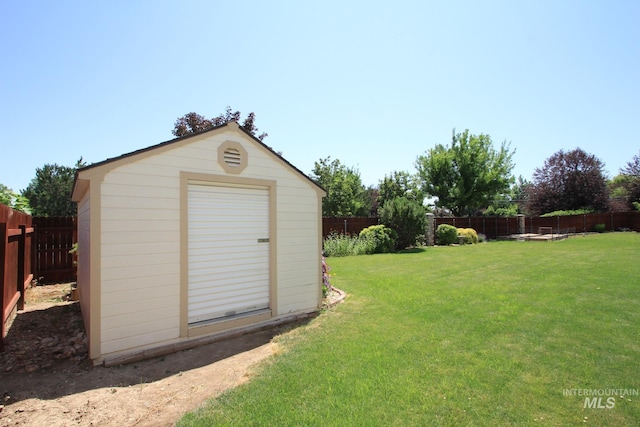 1491 N Millstream Ct, Nampa, ID 83686 - view of shed featuring a fenced backyard