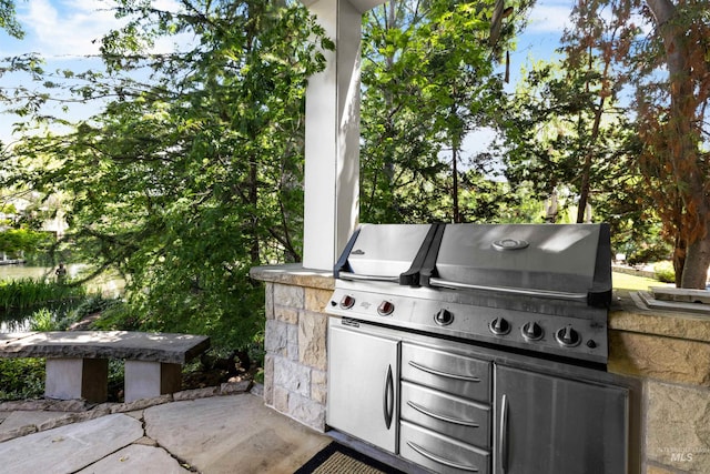 876 E Pennsylvania Ln, Boise, ID 83706 - view of patio / terrace with an outdoor kitchen and grilling area