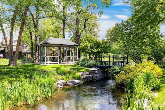 876 E Pennsylvania Ln, Boise, ID 83706 - dock area featuring a gazebo
