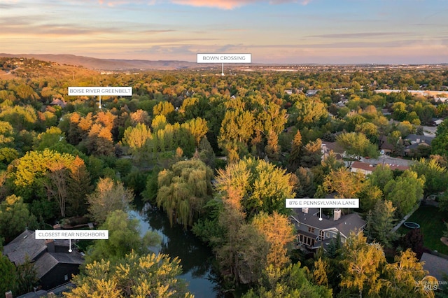 876 E Pennsylvania Ln, Boise, ID 83706 - aerial view of property's location