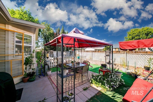 deck featuring a patio area