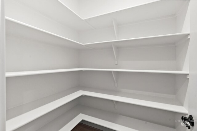 view of storage area