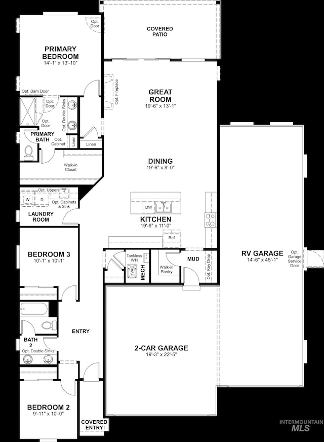 11101 W Campanula Ct, Star, ID 83669 - home floor plan