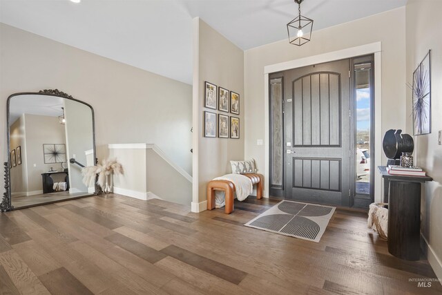 129 E 33 S, Burley, ID 83318 - entrance foyer featuring baseboards and wood finished floors