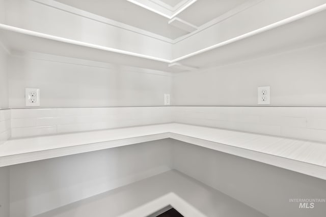 view of storage area
