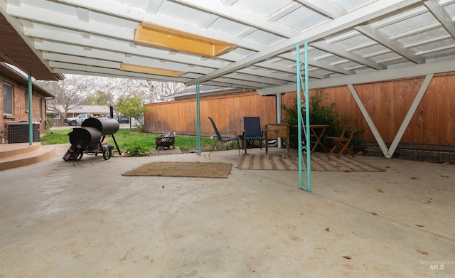 view of patio