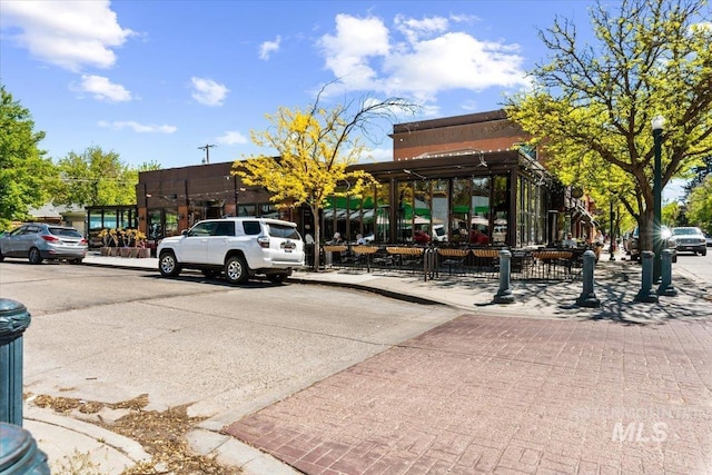 view of car parking