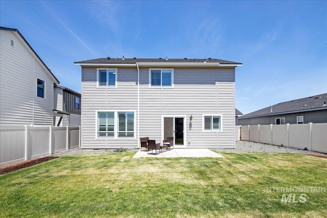 4953 W Apgar St, Meridian, ID 83646 - rear view of property with a patio area