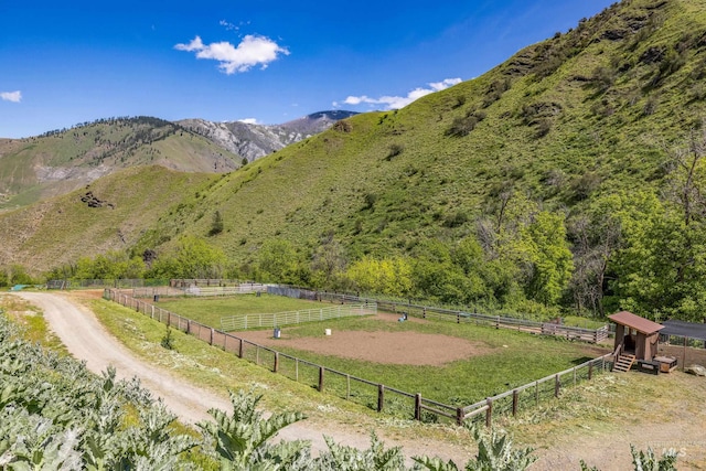 255 Seven U Ranch Rd, Lucile, ID 83542 - view of mountain backdrop featuring rural landscape