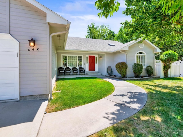 248 N Palmetto Dr, Eagle, ID 83616 - view of front of house featuring roof with shingles