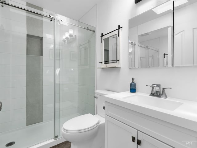248 N Palmetto Dr, Eagle, ID 83616 - bathroom featuring a stall shower and vanity
