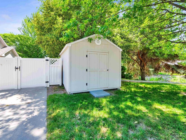 248 N Palmetto Dr, Eagle, ID 83616 - view of shed with a gate