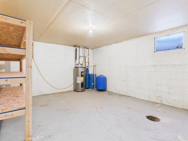 1929 S 2350 E, Malta, ID 83342 - basement with a water pressure tank and electric water heater