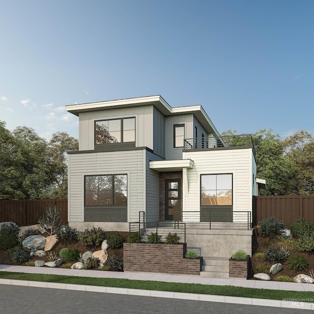 3366 W Neville Ranch Dr, Boise, ID 83714 - modern home with board and batten siding