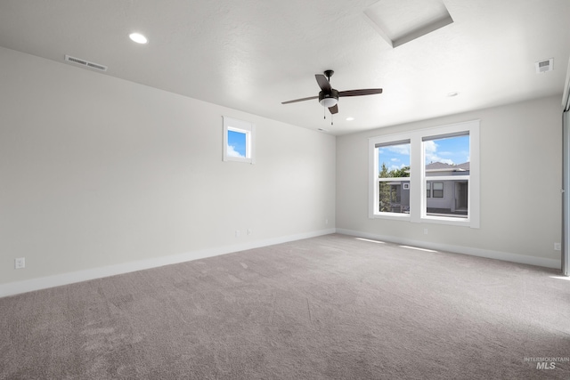 3051 S Sedgebrook Ln, Eagle, ID 83616 - empty room with ceiling fan, carpet, baseboards, and recessed lighting