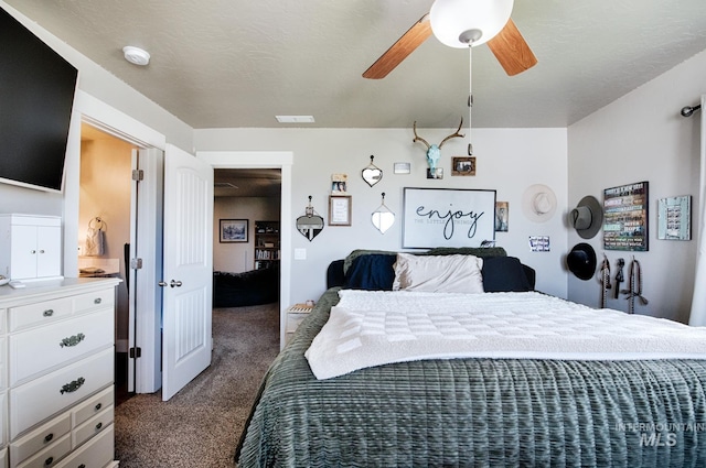 1234 W Sagwon Dr, Kuna, ID 83634 - carpeted bedroom featuring ceiling fan
