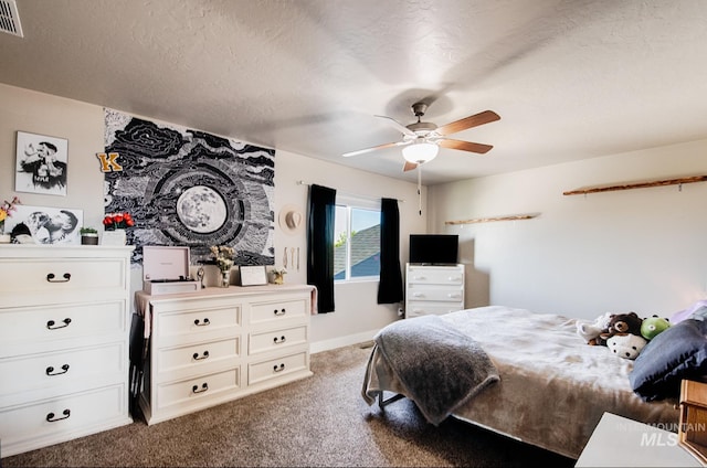 1234 W Sagwon Dr, Kuna, ID 83634 - bedroom with carpet floors and a ceiling fan