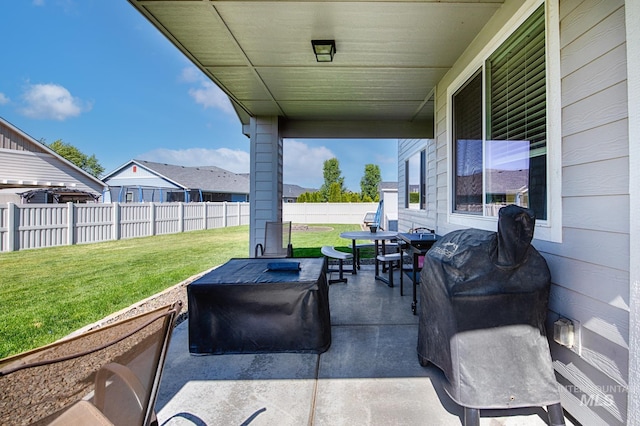 1234 W Sagwon Dr, Kuna, ID 83634 - view of patio / terrace with outdoor dining space