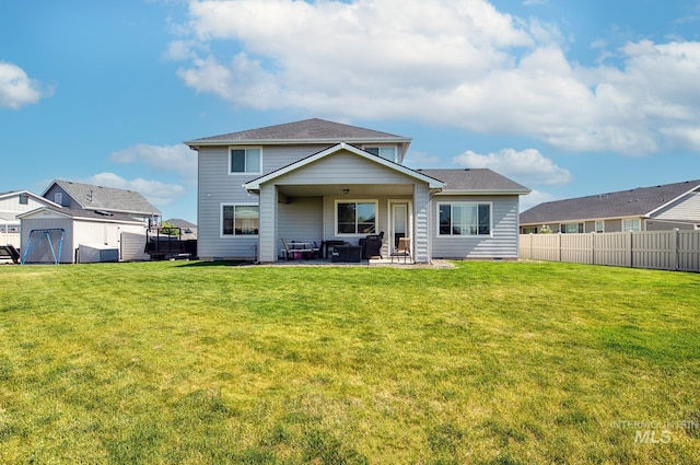 1234 W Sagwon Dr, Kuna, ID 83634 - rear view of property with a patio area
