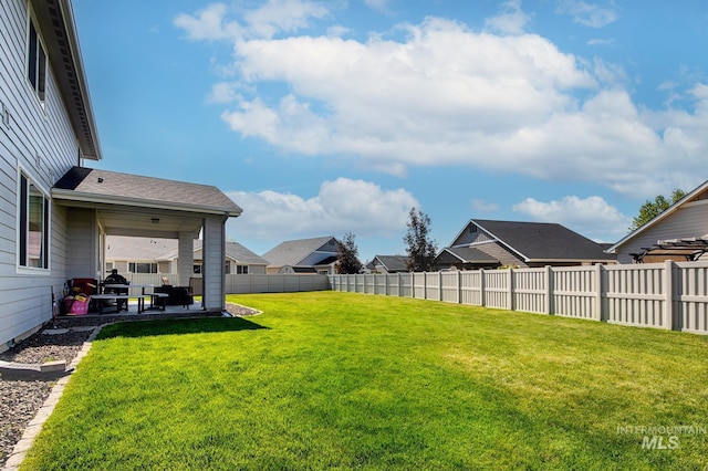 1234 W Sagwon Dr, Kuna, ID 83634 - view of yard featuring a patio