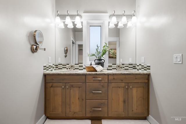 10685 W Evelia St, Boise, ID 83709 - full bath with backsplash and double vanity