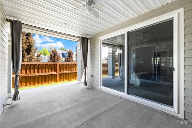 10685 W Evelia St, Boise, ID 83709 - view of patio featuring a ceiling fan