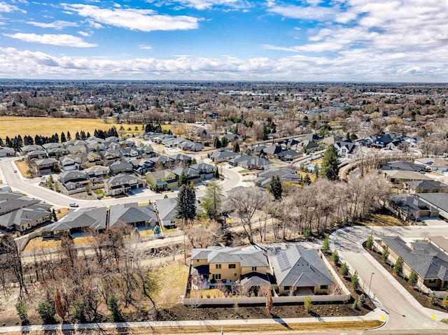 birds eye view of property featuring a residential view