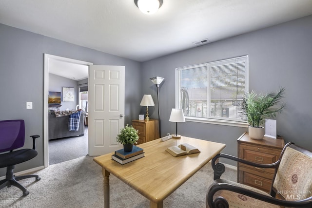 1517 Elm St N, Jerome, ID 83338 - carpeted office space with vaulted ceiling and baseboards