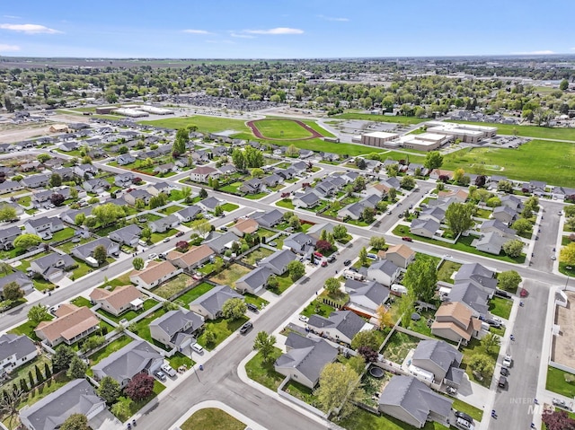 1517 Elm St N, Jerome, ID 83338 - aerial view of property and surrounding area featuring nearby suburban area