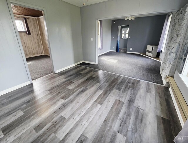 522 Ellis Ave, Winchester, ID 83555 - unfurnished room with dark wood-style floors and baseboards