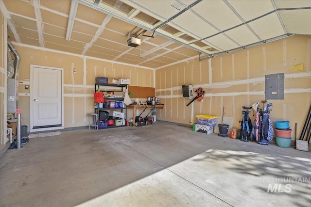 2260 N Eagle Creek Ln, Eagle, ID 83616 - garage featuring a garage door opener and electric panel