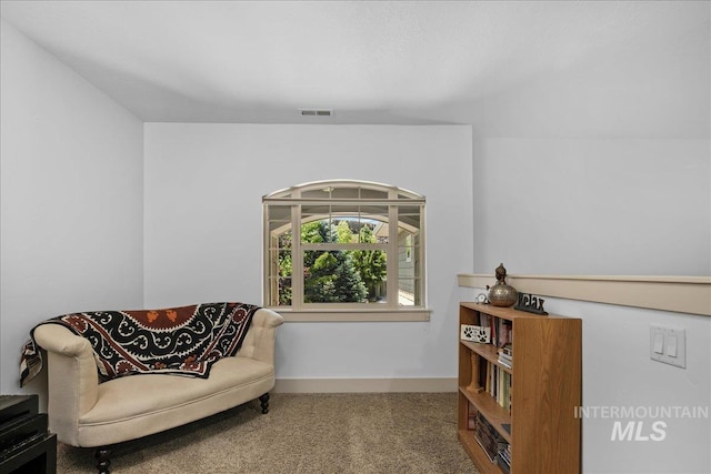 6370 E Escarpment Ct, Boise, ID 83716 - sitting room featuring carpet floors and baseboards