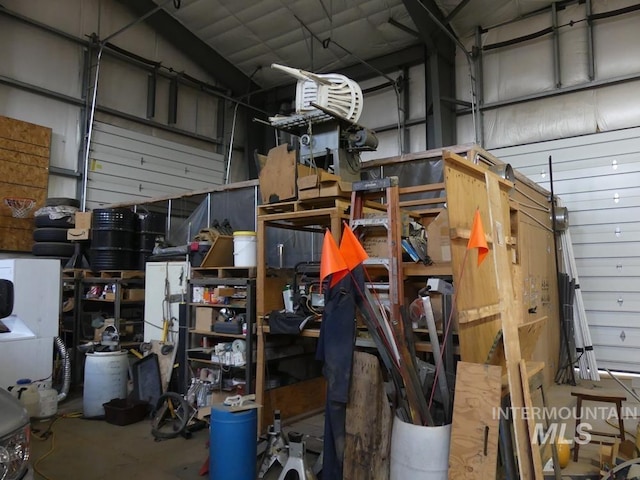 storage area featuring a garage