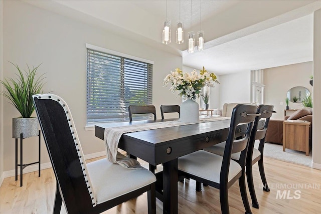 5915 N Lilybrook Pl, Boise, ID 83713 - dining space featuring light wood-type flooring and baseboards